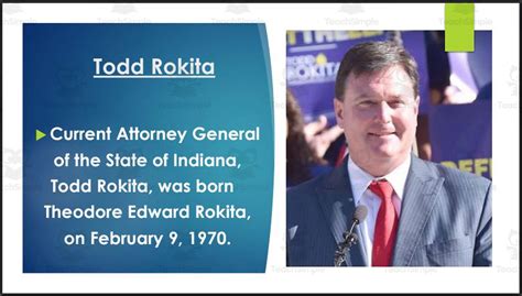 Attorney General Todd Rokita (IN) BIO PPT by Teach Simple