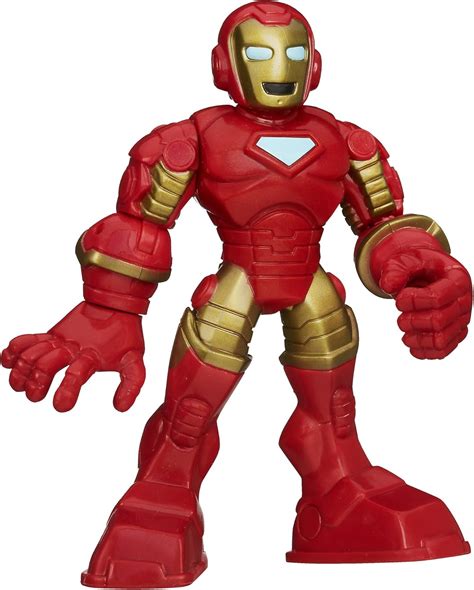 Playskool Heroes Marvel Super Hero Adventures Iron Man Figure Amazon