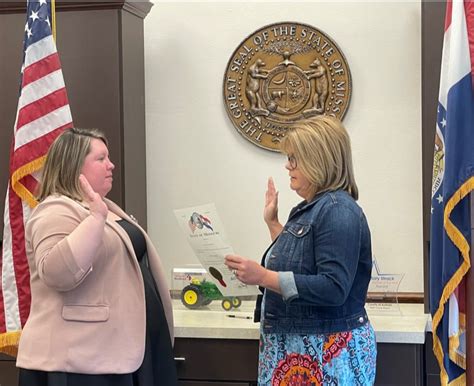 Newly Elected Audrain County Collector Of Revenue Officially Sworn In