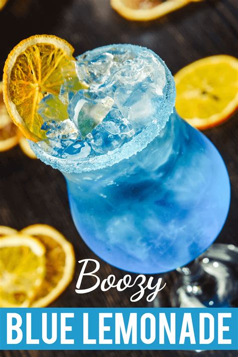 Boozy Blue Lemonade Recipe Refreshing Cocktails Boozy Lemonade