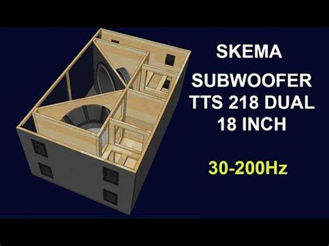 Skema Box Subwoofer Rcf Tts Dual Inch Speaker Design Plans