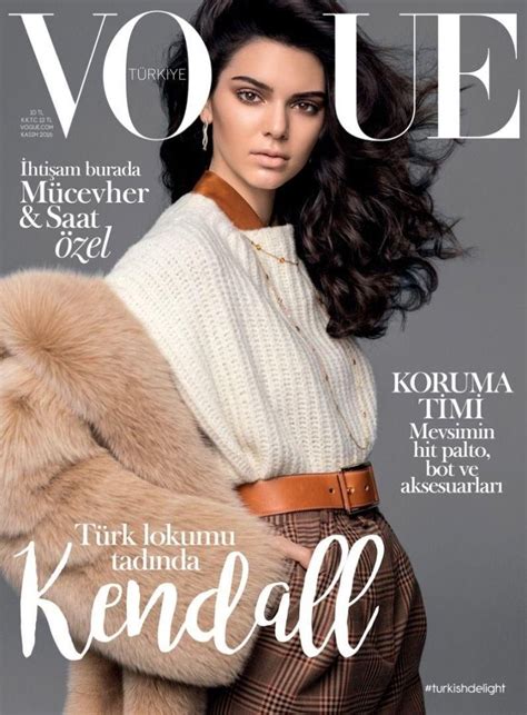 Kendall Jenner Layers Up In Fall Fashions For Vogue Turkey Vogue