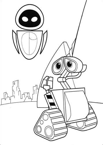 Disney Pixar Wall E Coloring Pages