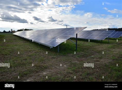 Ground Mounted Solar Panels Hi Res Stock Photography And Images Alamy