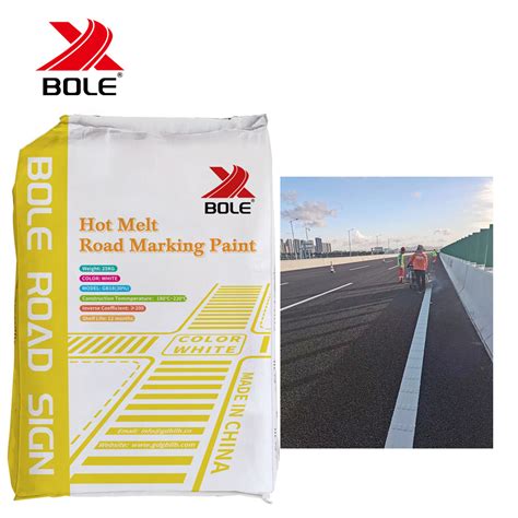 High Reflective Yellow Color Powder Reflective Thermoplastic Road