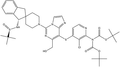 8 2 Di Tert Butoxycarbonylamino 3 Chloropyridin 4 Yl Thio 5 1S 1