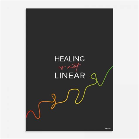 HEALING Is NOT LINEAR Chiropractic Poster Kirografiks