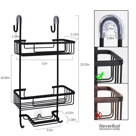 Buy Duwee Over The Door Shower Caddy NeverRust Aluminum Over The