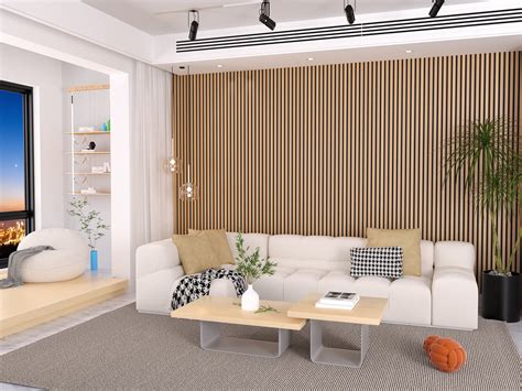 Acoustic Slat Wood Wall Panel The Green Sound Solution Polyester