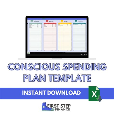 Conscious Spending Plan Template Inspired By Iwt Guilt Free Spend