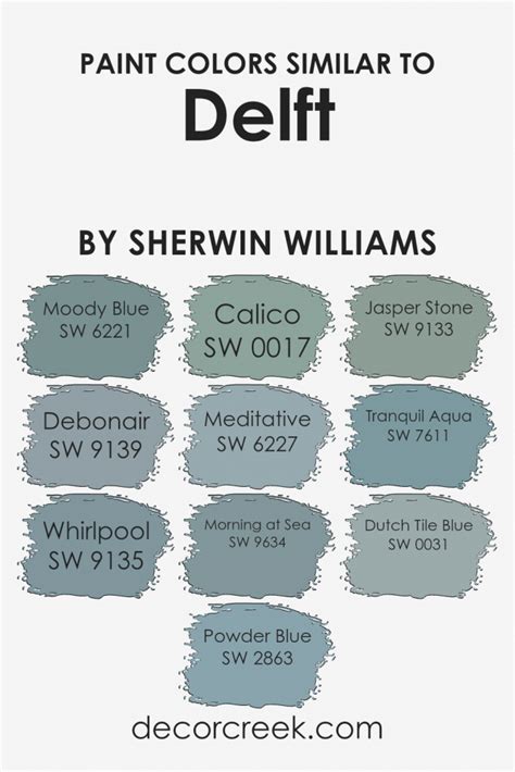 Delft Sw Paint Color By Sherwin Williams Decorcreek