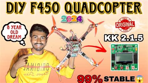 How To Make F450 Quadcopter Drone At Home Diy Drone Youtube