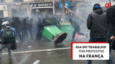 Vídeo França Tem Protestos No Dia Do Trabalhador Mundo G1