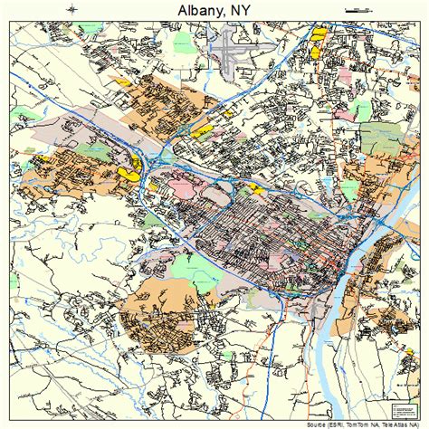 albany  york street map