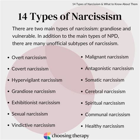 14 Different Types Of Narcissists And What To Know About Them