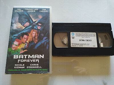 Batman Forever Val Kilmer Jim Carrey Nicole Kidman Vhs Kassette Tape