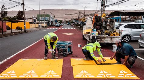 Arica Instalan Reductores De Velocidad Para Disminuir Accidentes En La