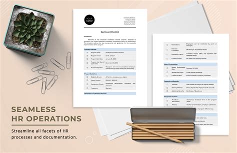 Spot Award Checklist HR Template in Word, PDF, Google Docs - Download ...