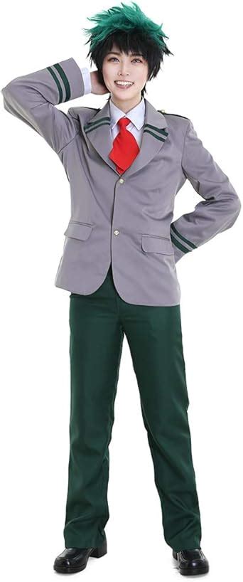 Miccostumes Mens Izuku Midoriya Deku Cosplay Costume