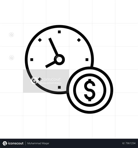 Save Money Time Animated Icon download in JSON, LOTTIE or MP4 format