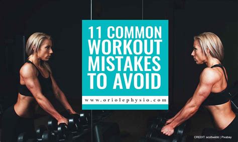 11 Common Workout Mistakes To Avoid Oriole Physiotherapy