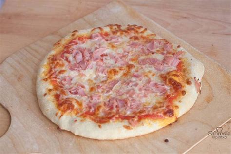 Receta de pizza de jamón Sabrosía