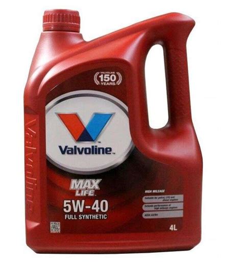 OLEJ VALVOLINE 5W40 MAXLIFE 4L VALVOLINE - cena | Sklep internetowy S-Auto