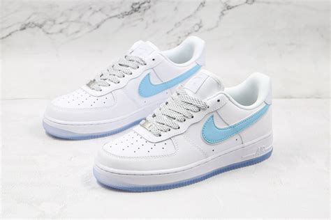 Nike Sportswea Air Force 1 Low White Light Blue 3m