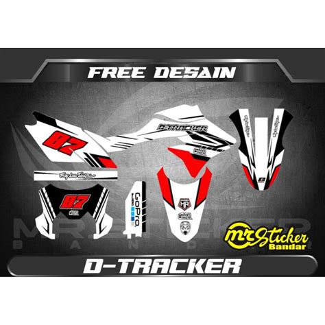 Jual Decal Custom Sticker D Tracker Decal Sticker Stiker Dekal Striping