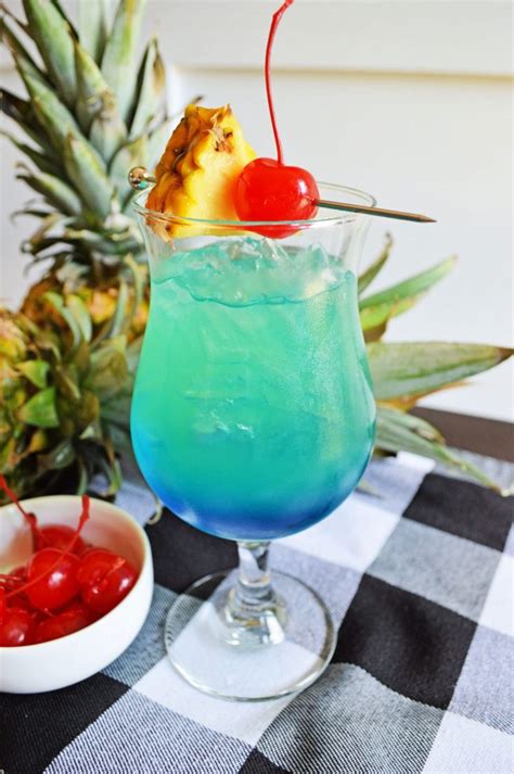 Tropical Blue Hawaiian Cocktail – Snacks and Sips