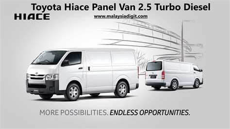 Toyota Hiace Panel Van 2.5 Turbo Diesel Review - HOBBYFORTE.COM 1001 ...