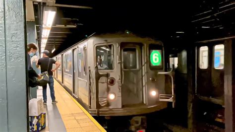 New York City Subway Parkchester Bound R62a 6 Local Train 86