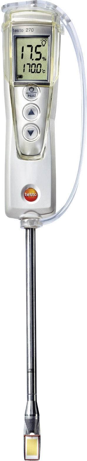 Testeur d huile de friture testo 270 40 à 200 C Type de sonde PTC