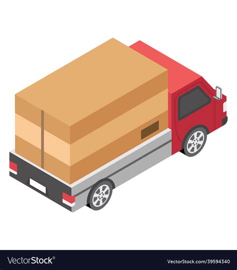 Delivery truck Royalty Free Vector Image - VectorStock