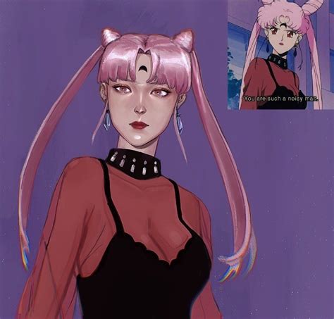 Redraw Of A Character From Sailor Moon Illust