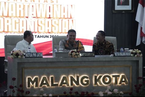 Fasilitasi Pwi Malang Raya Gelar Okk Kapolresta Malang Kota Tegaskan