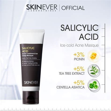 Skinever Salicylic Acid Acne Treatment Set Moisturizing Masque Deep