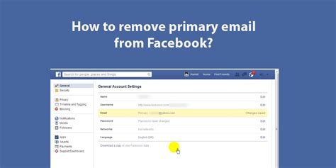 How To Remove Primary Email From Facebook Quick Answer