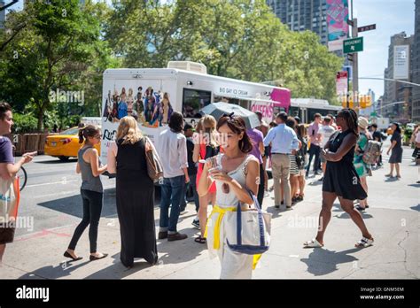 A Re Branded Big Gay Ice Cream Truck Gives Out Free Ice Cream And Frozen Ices To The Assembled