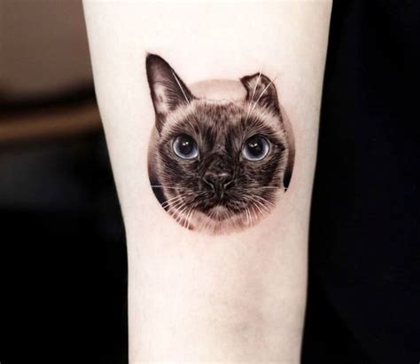 Siamese Cat tattoo by Tattooist Yeono | Post 32127 | Siamese cat ...