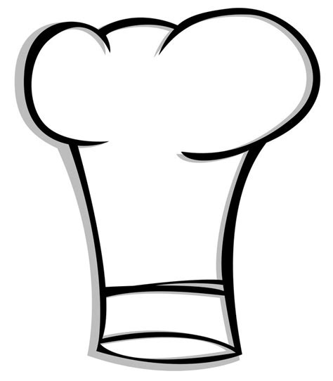 Chef Hat Outline - ClipArt Best