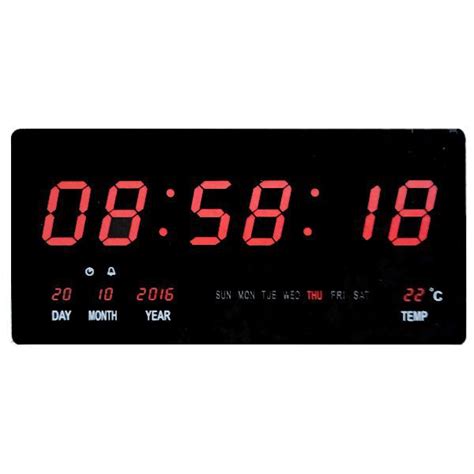 Black Plastic Corded Electric Digital Alarm Clock | Shop Today. Get it ...