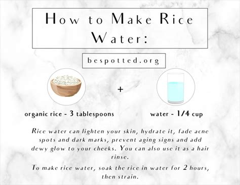 Rice Water Facial Telegraph