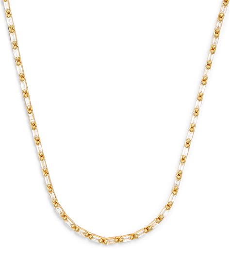 Suzanne Kalan Yellow Gold And Diamond Linear Tennis Necklace Harrods Uk