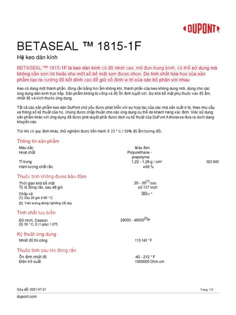 BETASEAL™ 1815-1F-gb-US - En.vi | PDF