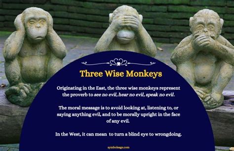 The Symbolism of the Three Wise Monkeys