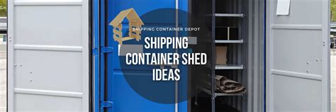 30 Shipping Container Shed Ideas + Pros, Cons, FAQ! - Shipping ...