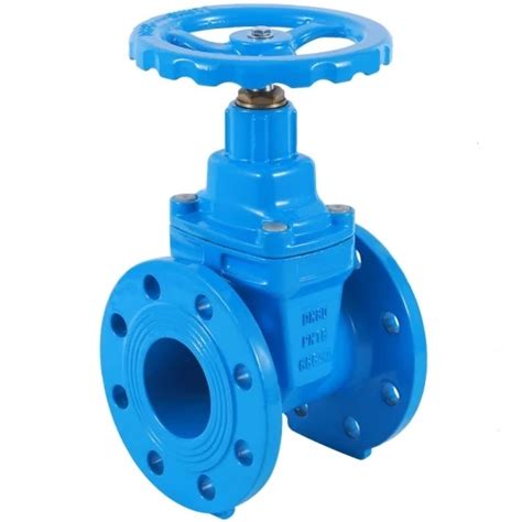 Cast Iron Soft Sealing Non Rising Stem Gate Valve For Water Gate