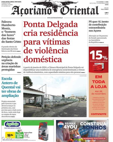 Ponta Delgada Cria Resid Ncia Para V Timas De Viol Ncia Dom Stica A