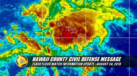 Flash Flood Watch Continues Hawaii Getting Soaked